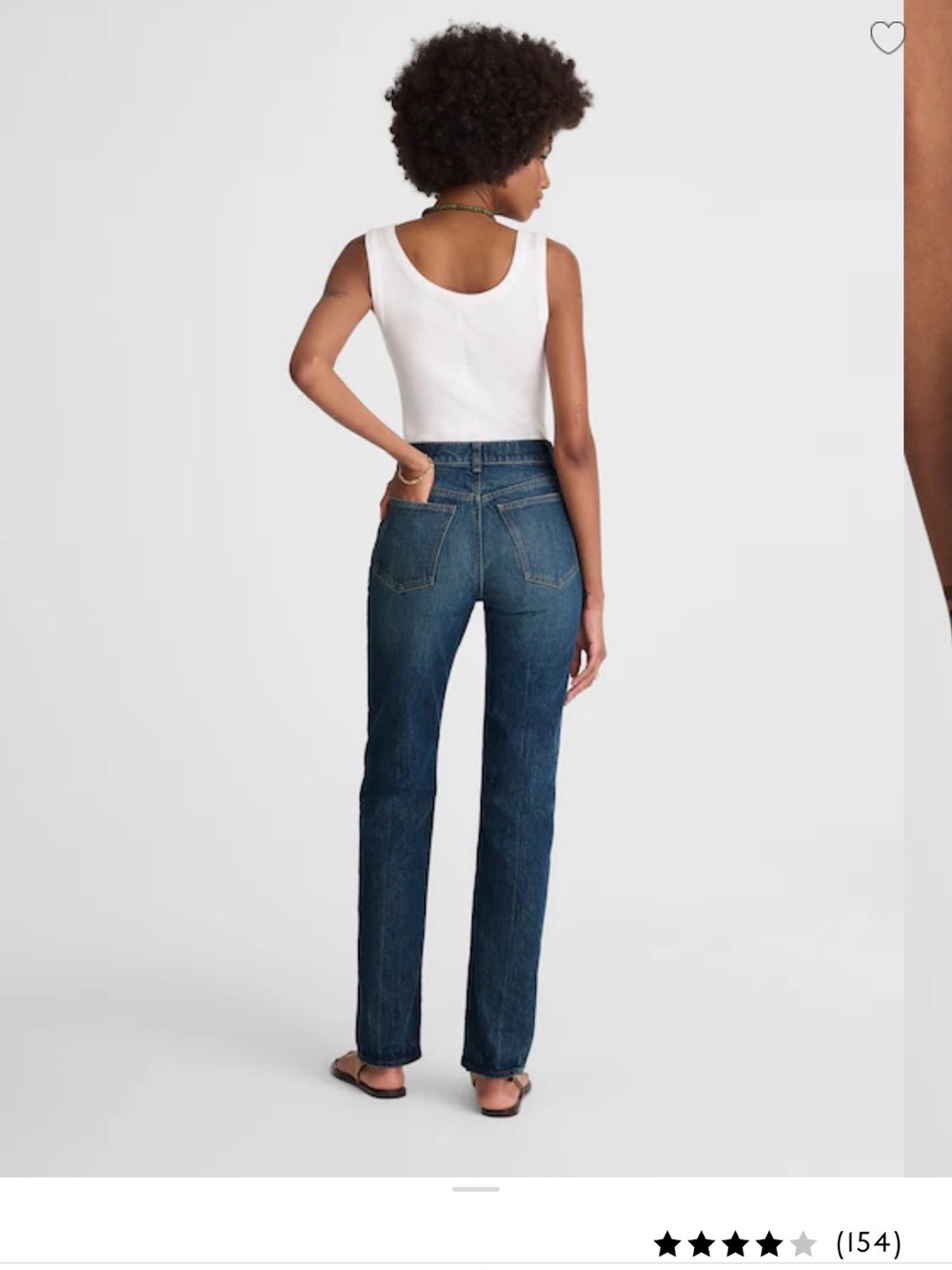 Madewell Straight-Leg Jeans in Dark Indigo